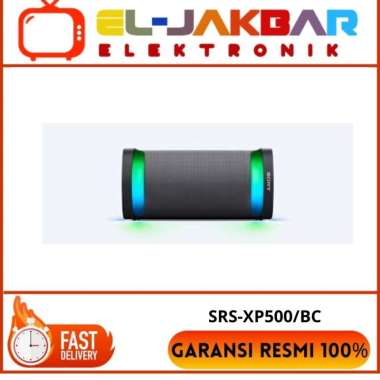 Sony SRS-XP500 Speaker Nirkabel Portable Hitam dengan Suara Berkualitas Tinggi
