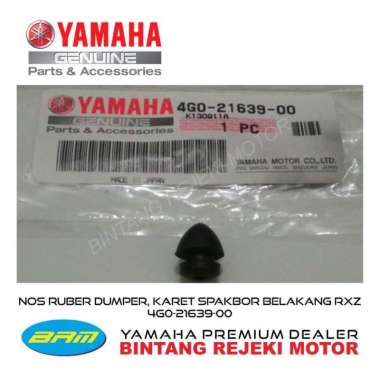 NOS RUBER DUMPER, KARET SPAKBOR BELAKANG RXZ 4G0-21639-00