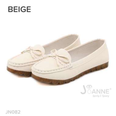 ZS [JOANNE] Loafers Shoes Sepatu Kerja JN082 (3Pcs 1Kg) 37 BEIGE