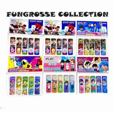 Sticky Note Beraneka Karakter - Sticky Note BT21 - Pembatas Buku #Bts Sticky Note