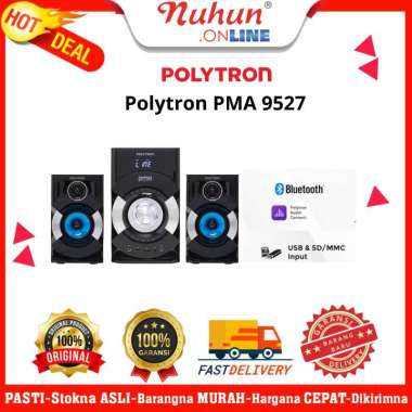 Speaker Aktif Polytron PMA 9527 / PMA9527 Bluetooth + Karaoke