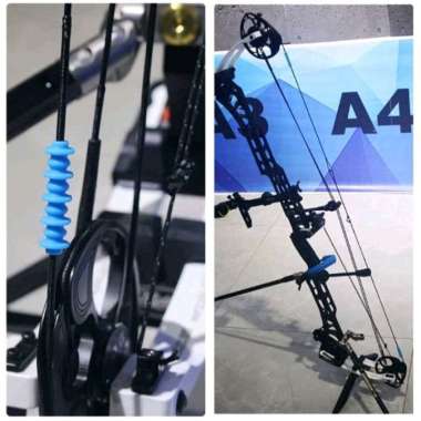 Rubber shock absorbing busur compound bow dumper string damper shock string busur compound