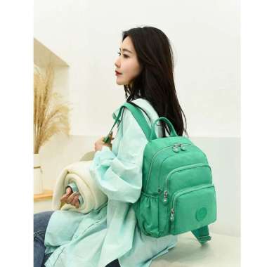 BOBO FASHION - Tas ransel cewek bobo 5806-6 Tas Ransel Wanita Import polyester Waterproof GREEN