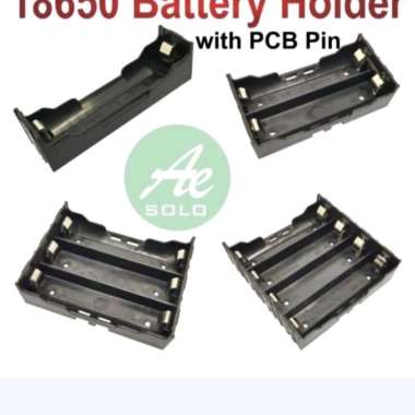 Holder Baterai 18650 SERI / PARALEL 4 Slot