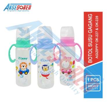 Aksesoren Botol Susu Gagang Agi Zippy / Dot Peristaltic Baby Bottle With Handle / Botol Susu Standar