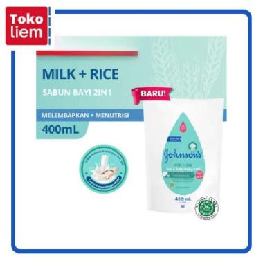 Johnson's Baby Milk Bath Reffil 400Ml