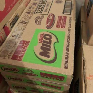 Nestle Milo Activ Go 190ml-Susu Kotak rasaCoklat-1 Karton-36pcs-Grosir