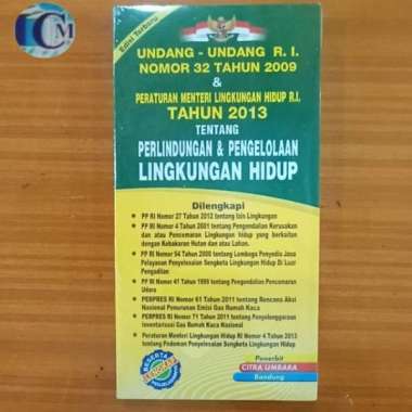 UU RI no.32 Tahun 2009 : Perlindungan dan Pengelolaan Lingkungan Hidup