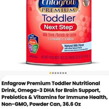 3 cans Enfagrow Premium Toddler Next Step (1-3years) 3.6oz