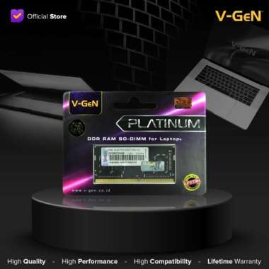 V-GeN Platinum Sodimm DDR4 8GB 2400MHz / Ram Laptop 8GB DDR4 2400mhz