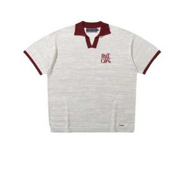 RMTCRW ROMANTIC CROWN LOGO POLO SHIRT GRAY 100% Authentic S