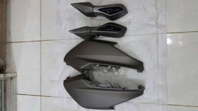 sepaket spion lipat nmax dan tameng original nmax