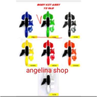 body set yz 85/body bebek trail yz 85 Hijau