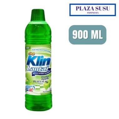 Promo Harga So Klin Pembersih Lantai Hijau Fruity Apple 900 ml - Blibli