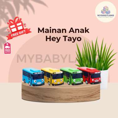 Mainan Anak Mobil Bus Tayo Set | Pull Back Little Bus Tayo | Mainan Anak Bus Tayo | Bus Hey Tayo | M