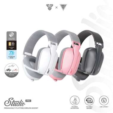 FANTECH STUDIO PRO WHG03P HEADSET GAMING WIRELESS BLUETOOTH 5.3 GREY