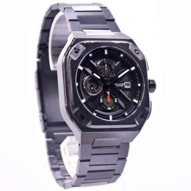 Jam Tangan Pria Balmer 8819 Stainless Steel-Saphire Glass Hitam Merah