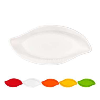 PRUMU Mangkok Oval Melamin 10 inch - Mangkok Saji - Mangkok Dessert - Mangkok Lauk - Mangkok Panjang