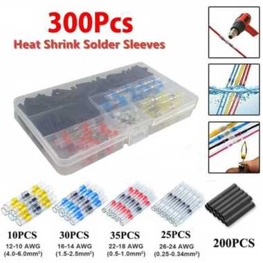 MAYITR Selang Bakar Isolasi Sambungan Heat Shrink Waterproof 300 PCS