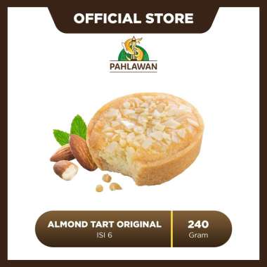 Lapis Kukus Pahlawan Almond Tart Original - 6 Pcs