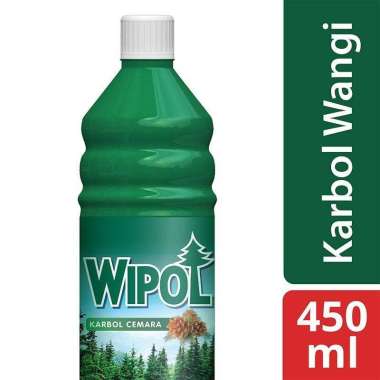 Pembersih Lantai Karbol Botol Wipol Cemara 450ml