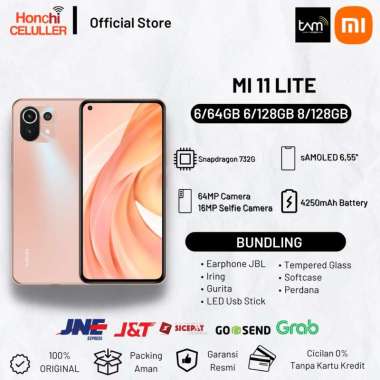 Xiaomi Mi 11 Lite 4G 8/128GB 6/128GB 6/64GB Garansi Resmi Xiaomi Indonesia TAM Original Mi 11 Lite 6