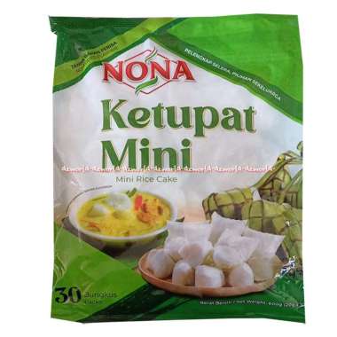 Nona Ketupat Mini Isi 30bungkus Satayrice Ketupat Mini Instan Cara Membuat Ketupat Instan Praktis Si