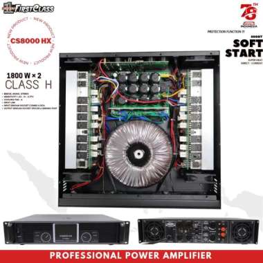 POWER AMPLIFIER FIRSTCLASS CS8000HX CLASS H 3600 WATT