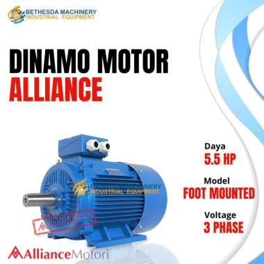 Motor dinamo 5.5 Hp 1500 RPM 3 PHASE Electro dinamo motor B3