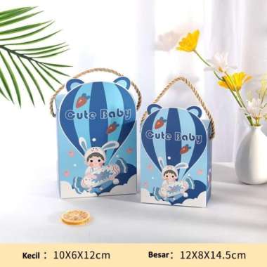 Gift Box Ulang Tahun Anak Kecil TK Paper Bag Kotak Kado Ultah Hampers Besar - Duffy