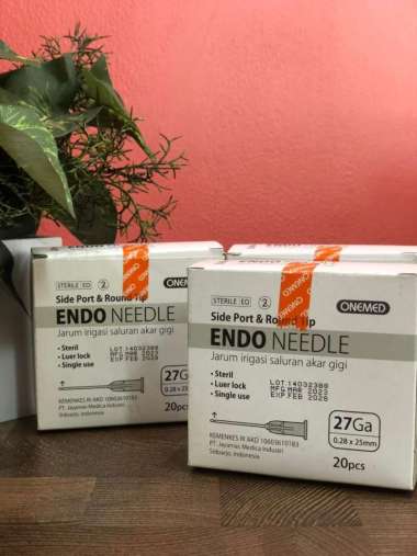 Endo Needle 27G Onemed - Jarum Gigi