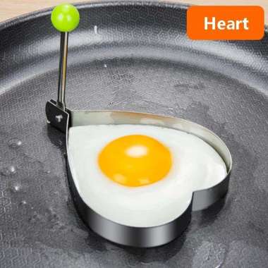 Alat Cetak Telur Mata Sapi Cetakan Telur Ceplok Pencetak Pancake Patty Burger Egg Mold Bulat Omelet 