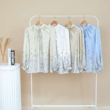 Blouse T201 Jacquard Marrionate Sage