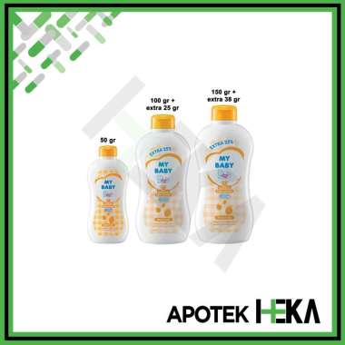 My Baby Powder Fresh Fruity - Bedak Bayi Bedak Anak Aroma Buah Orange 50 gr