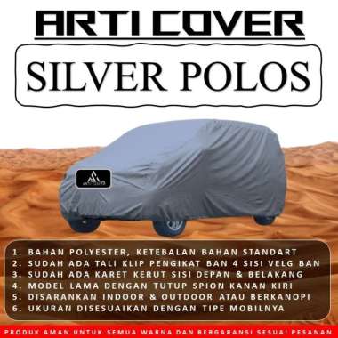 Selimut Sarung Body Cover Mobil CRV CR-V Free Pengikat Ban / ARTI COVER CR-V GEN. 1 - 4 SILVER POLOS