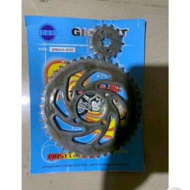 Gir pres set depan belakang satria fu 150 43T/14T / GL pro neotech 46T/14T / thunder 125 45T/13T / G