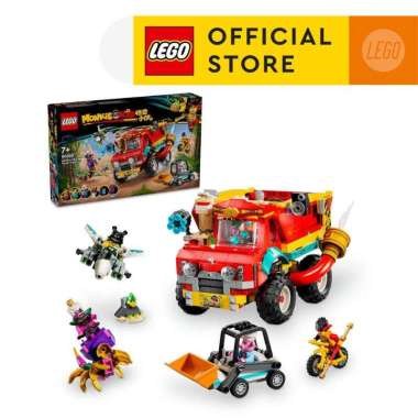 LEGO Monkie Kid 80055 Monkie Kid's Team Power Truck (712 Pieces), Building Block, Toys, Bricks