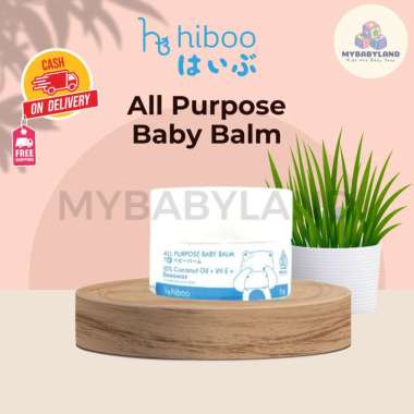 Hiboo Baby All Purpose Baby Balm Hiboo はいぶ with 10% Coconut Oil Vit E Beeswax Japan Natural Nourishi