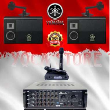 Karaoke Set Konek Smart Tv Youtube Hp Yamaha 10 Inch Ampli Bluetooth
