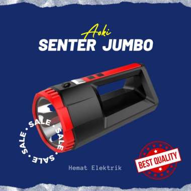 Senter LED Lampu Emergency Power Bank Charger USB Aoki Senter Camping Super Terang Tahan Lama Batera