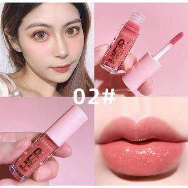 CINDYNAL HER Lipstick Lip Gloss Lip Glaze Waterproof Glitter Bibir Young Girl Dragon Ranee Minipink 