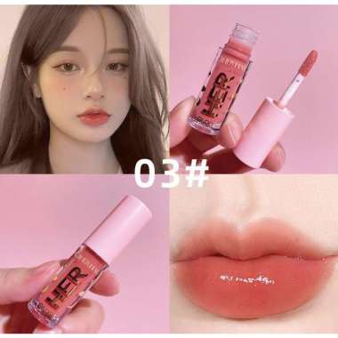 CINDYNAL HER Lipstick Lip Gloss Lip Glaze Waterproof Glitter Bibir Young Girl Dragon Ranee Minipink 