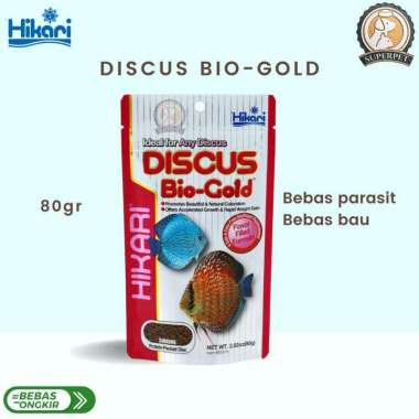 Hikari Discus Bio-Gold 80 gr. Makanan Ikan Discus dan Ikan Tropis lain