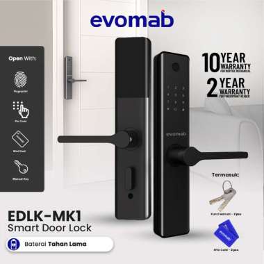 evomab Kunci Pintu Digital Smart Lock EDLK-MK1 KANAN