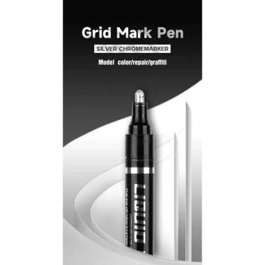 GuangNa Spidol Permanen Marker Metallic Chrome Waterproof 2mm 843C Penanda Tinta Spidol Whiteboard P