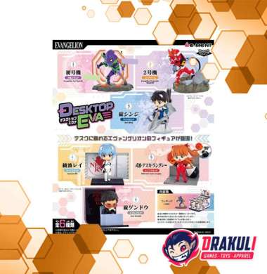 Toys Re-Ment Evangelion Desktop Eva (Set of 6)