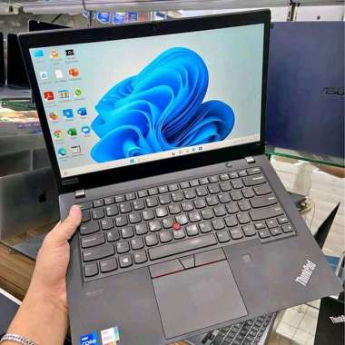 LAPTOP LENOVO THINKPAD T14 CORE I7 GEN 11TH RAM 16GB/SSD 256GB LAYAR 14" INCHI SLIM
