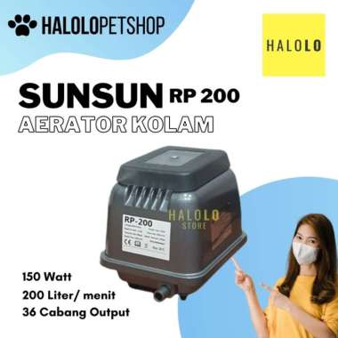 Aerator Kolam SUNSUN RP 200 Pompa Udara Kapasitas Besar Tidak Berisik