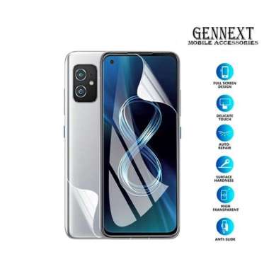ANTI GORES JELLY HYDROGEL ASUS ZENFONE 8 FULL SCREEN zenfone 8 depan belakang