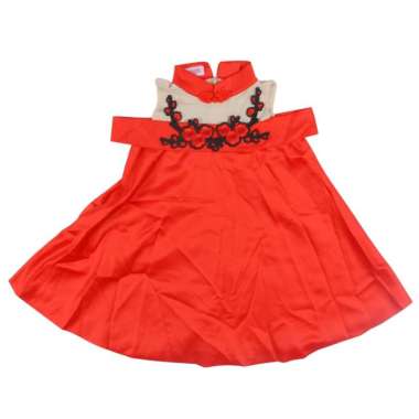 SPV Midi Cheongsam Dress / Dress Cheongsam Midi Anak-Anak 8 BLUE